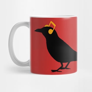 Headphones Headphones notes Raven Bird Hipster Mug